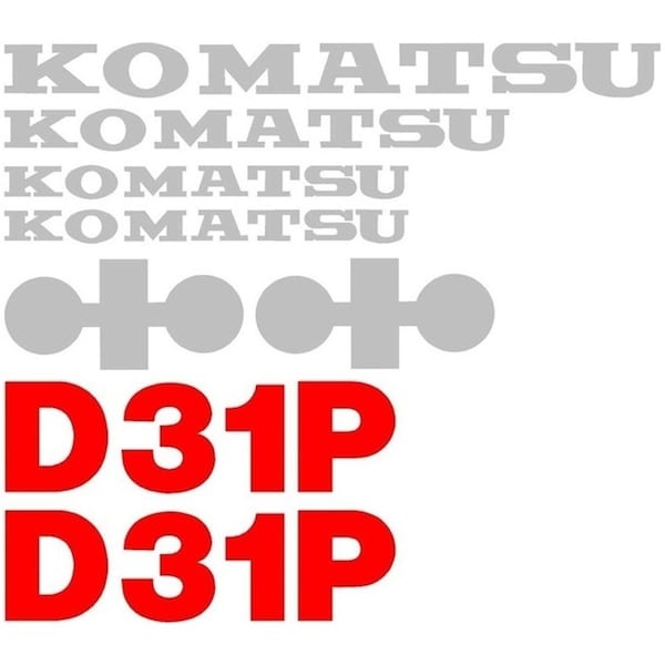 Aftermarket Decal Set KOMD31PDECALSET - main